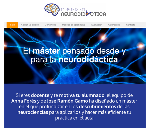 Máster en Neurodidáctica